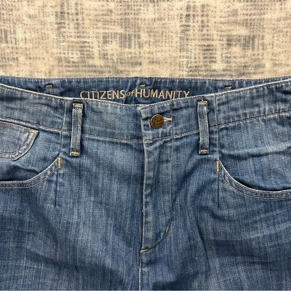 Citizens Of Humanity Blue Wide Leg Jeans - Picture 3 of 10